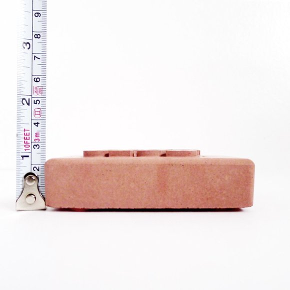 Concrete Stone FIGHT CLUB Movie soap bar shaped Paper Weight/Decor 2.3" x 3.7" - Picture 4 of 5